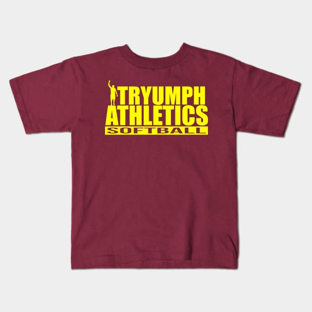 The Softball Kids T-Shirt by tryumphathletics